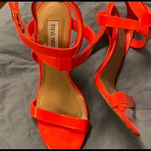 Steve Madden heels-bright orange